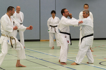Demonstration einer Karateanwendung