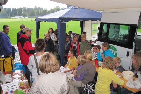 Sommerfest bei Regen